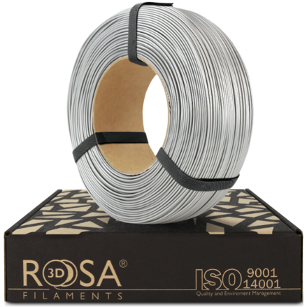 ReFill ROSA3D PLA Starter SATÉNOVĚ ŠEDÁ 1,75 mm 1 kg