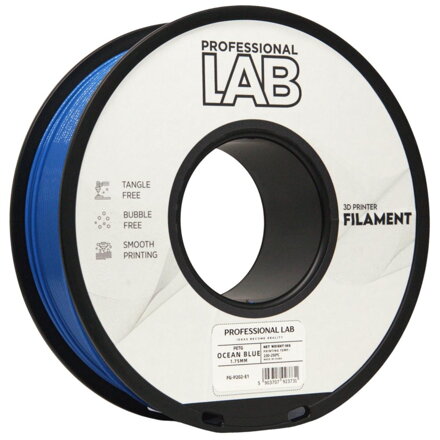 Filament Professional LAB PETG MODRÁ "OCEAN" 1,75 mm 1 kg