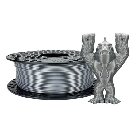 Filament AzureFilm PETG STŘÍBRNÁ 1,75 mm 1 kg.