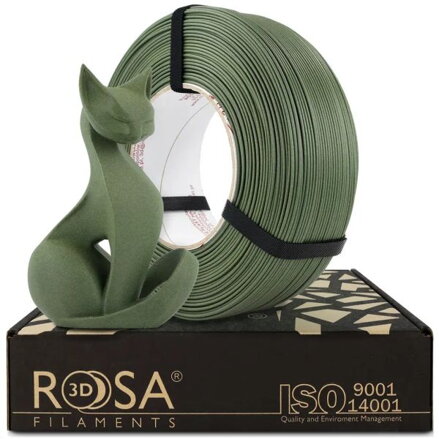 ReFill ROSA3D PLA-CF MATT OLIVE GREEN 1,75 mm 1 kg