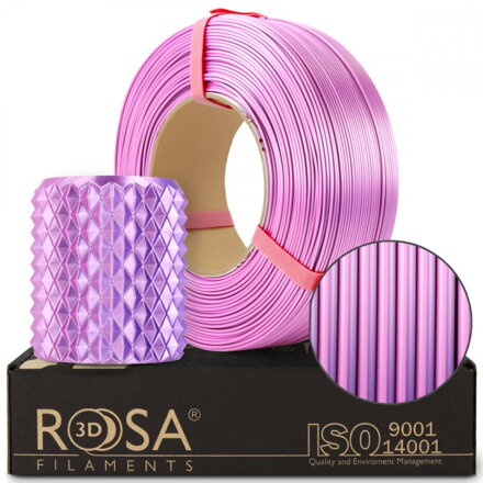 ReFill ROSA3D PLA MAGIC SILK PINK DYNAMIC 1,75 mm 1 kg