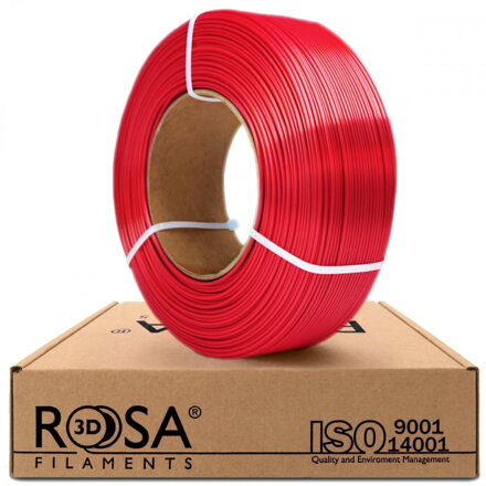 ReFill ROSA3D PLA SILK ČERVENÁ 1,75 mm 1 kg