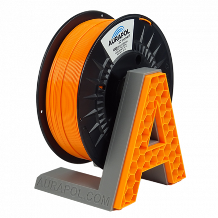 Filament Aurapol PETG JASNĚ ORANŽOVÁ 1,75 mm 1 kg.