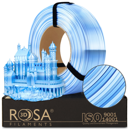 ReFill ROSA3D PLA SILK MULTICOLOUR FROZEN 1,75 mm 1 kg