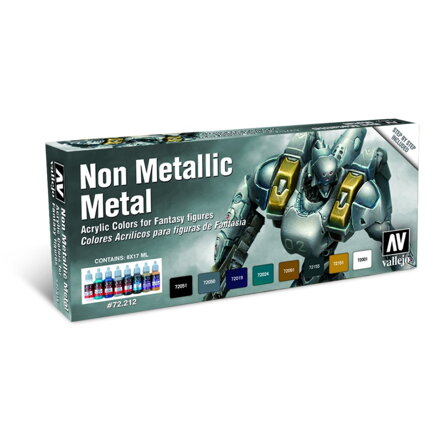Vallejo: Game Color Set - Non Metalic Metal 72212