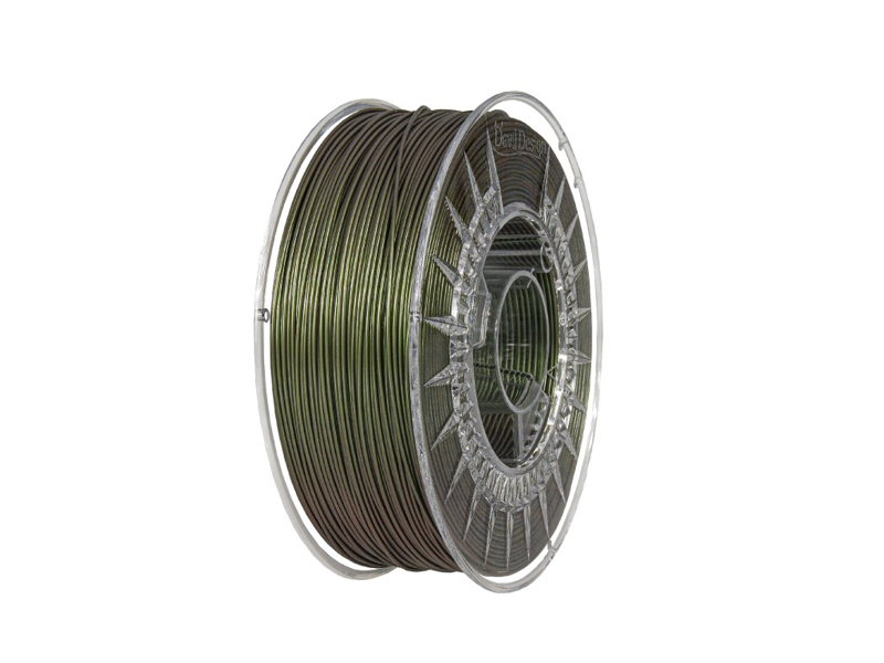 PLA filament 1,75 mm metalická zelená Devil Design 1 kg PLA filament 1,75 mm metalická zelená Devil Design 1 kg