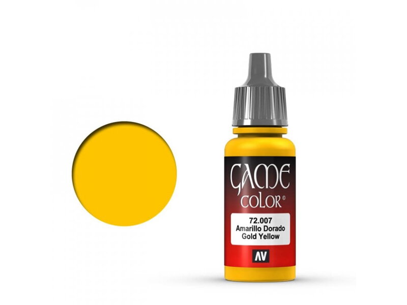 Vallejo Game Color 72007 Gold Yellow (17 ml)