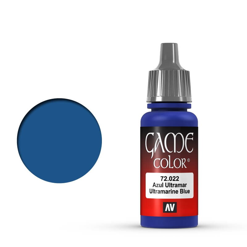 Vallejo Game Color 72022 Ultramarine Blue (17 ml)
