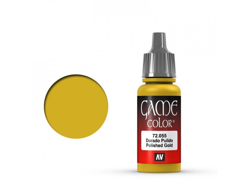 Vallejo Game Color 72055 Polished Gold (17 ml)