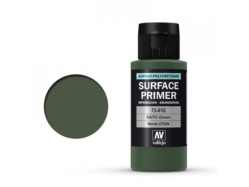 Vallejo Surface Primer 73612 NATO Green (60ml) Vallejo Surface Primer 73612 NATO Green (60ml)