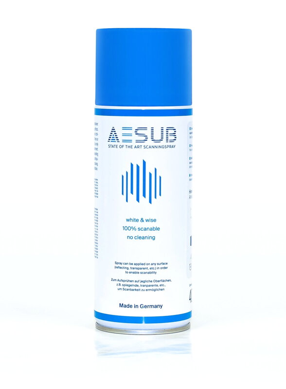 3D skenovací sprej odpařovací Blue mizející AESUB bílý 400 ml