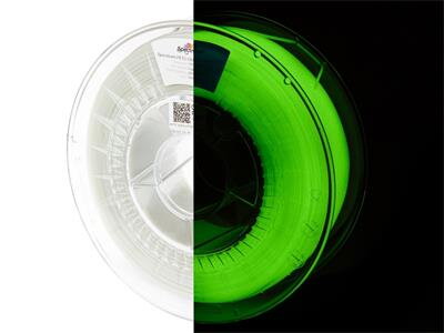 PETG filament Glow in the Dark Yellowgreen 1,75 mm Spectrum 1 kg