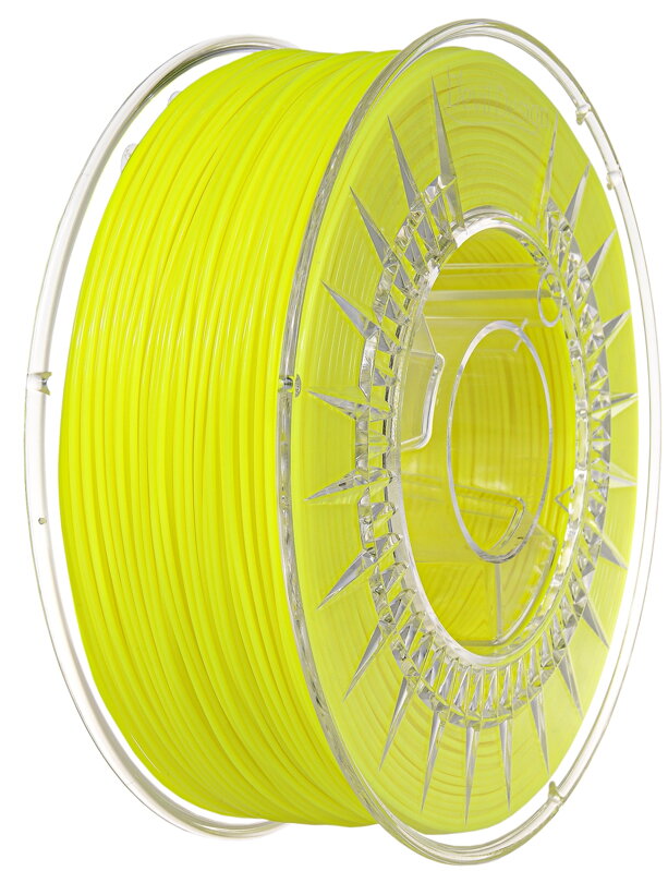 PLA filament 1,75 mm super žlutá Devil Design 1 kg