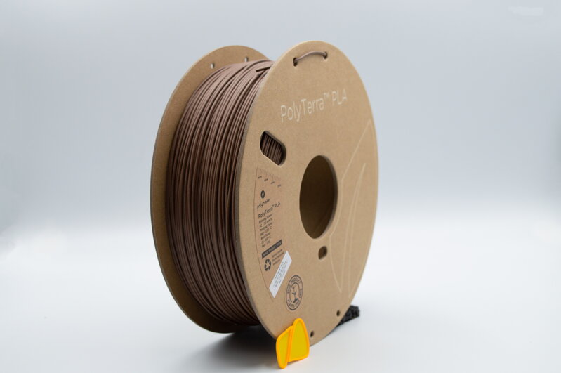 PLA PolyTerra filament Earth Brown 1,75mm Polymaker 1000 g