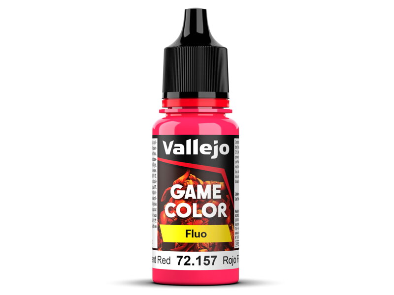 Vallejo 72157 Fluorescent Red (18 ml) Vallejo 72157 Fluorescent Red (18 ml)