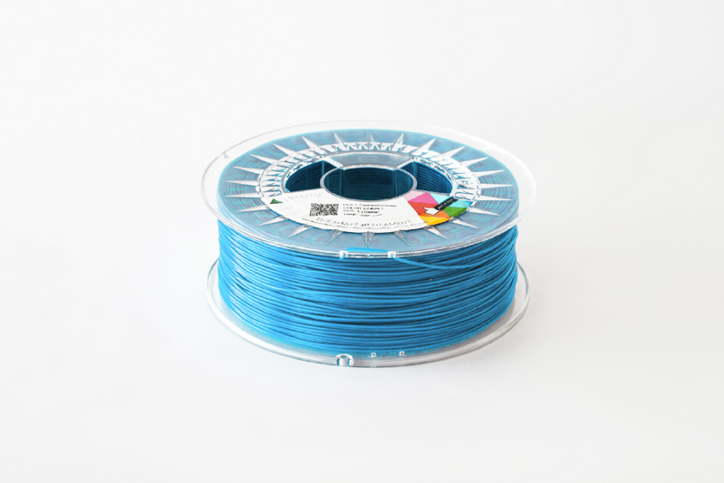 PLA filament safírově modrý 2,85 mm Smartfil Cívka: 0,75 kg