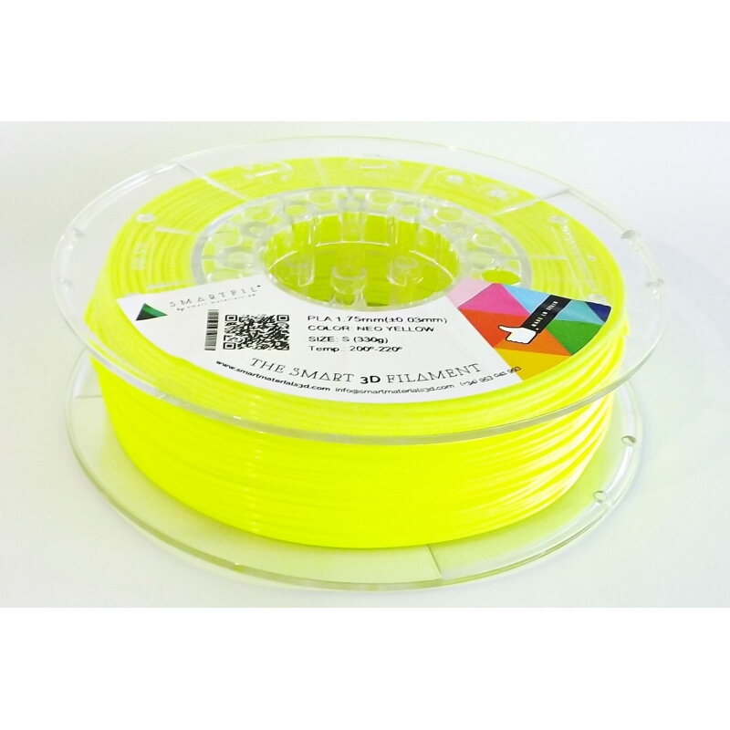 PLA filament neonově žlutý 2,85 mm Smartfil 750g PLA filament neonově žlutý 2,85 mm Smartfil 750g