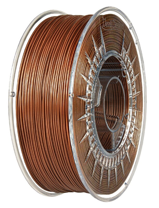 PLA filament 1,75 mm měděný Devil Design 1 kg