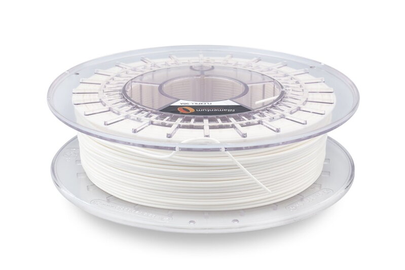 Flexfill tisková struna 98A TPU 1,75mm traffic white 0,5kg Fillamentum