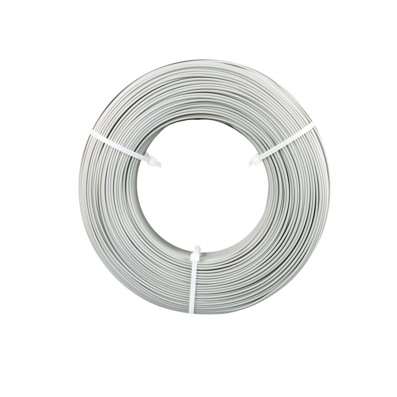 PLA filament Refill stříbrný inox 1,75mm Fiberlogy 850g