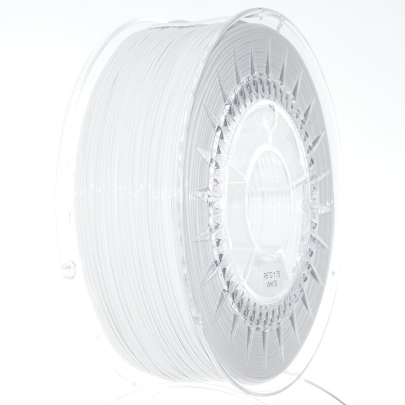 PET-G filament 2,85 mm bílý Devil Design 1 kg