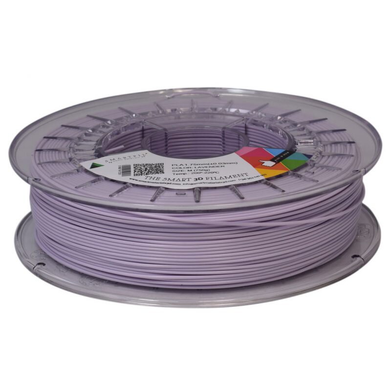 PLA filament pastelově fialový LAVENDER 1,75 mm Smartfil 750g