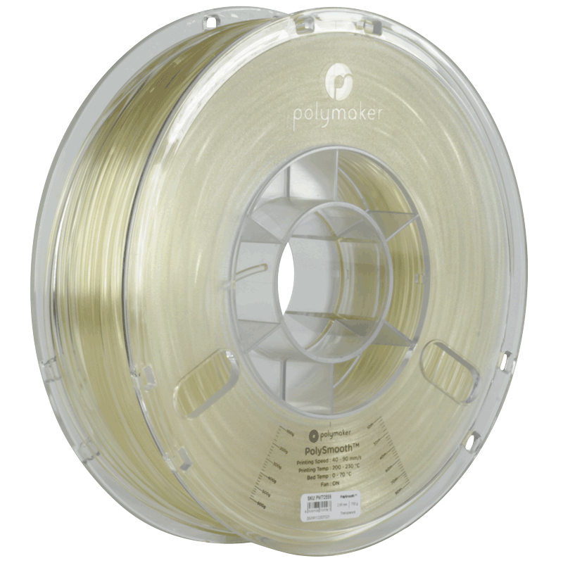 PolySmooth filament transparentní 1,75mm Polymaker 750g