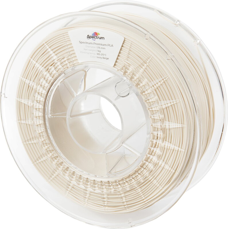 PLA filament Ivory Beige 1,75 mm Spectrum 1 kg