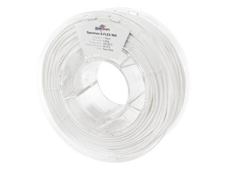S-FLEX filament 90A polar white 1,75mm Spectrum 0,25kg