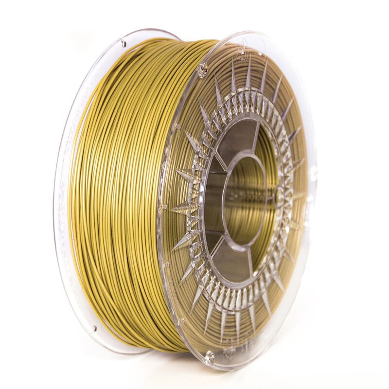 PLA filament 1,75 mm zlatý Devil Design 1 kg