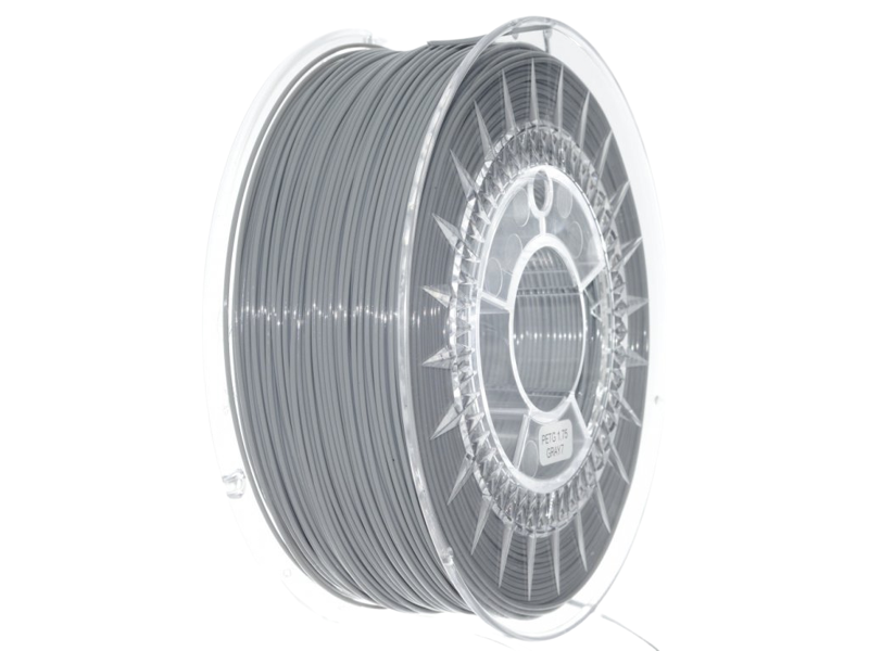 PET-G filament 1,75 mm šedý Devil Design 1 kg