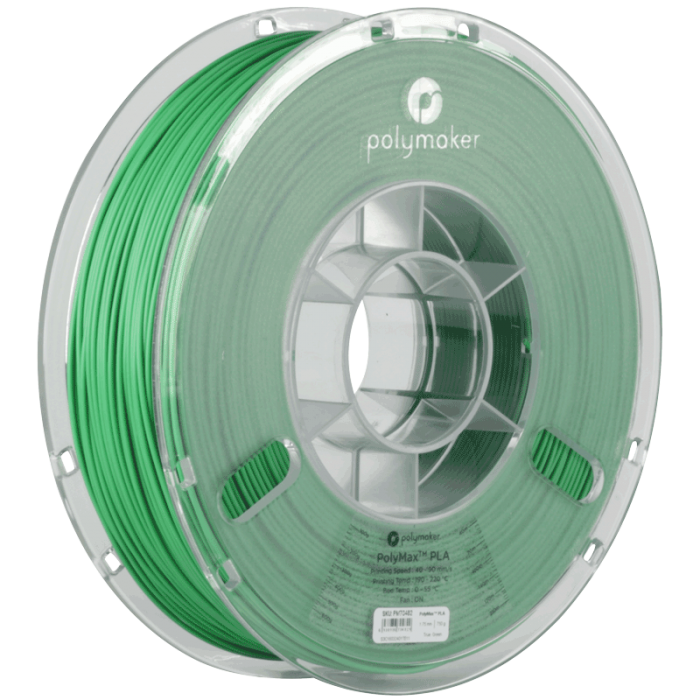 PLA PolyMax filament zelený 1,75mm Polymaker 750g
