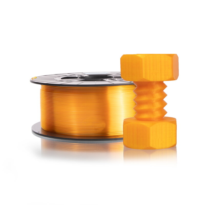 Filament-PM PET-G tisková struna žlutá transparentní 1,75 mm 1 kg Filament PM