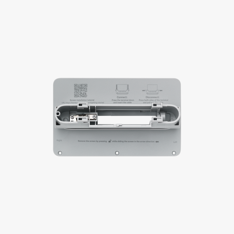 Display Rear Housing with Hinge - X1 Series