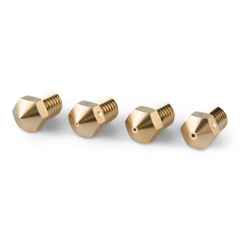 RepRap M6 Brass Nozzle 3mm - 0,4 mm - 4 pcs