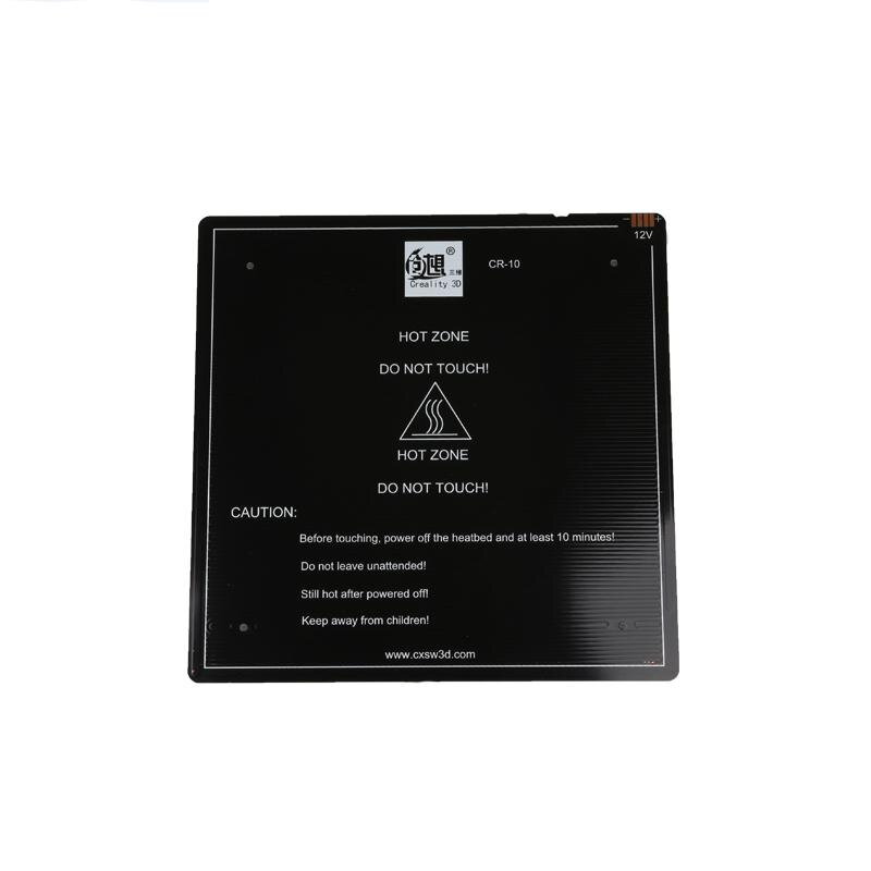 Creality 3D CR-10 Build plate with Heated bed 510*510 Creality 3D CR-10 Build plate with Heated bed 510*510