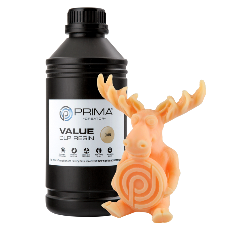 PrimaCreator Value UV / DLP Resin - 1000 ml - Skin PrimaCreator Value UV / DLP Resin - 1000 ml - Skin