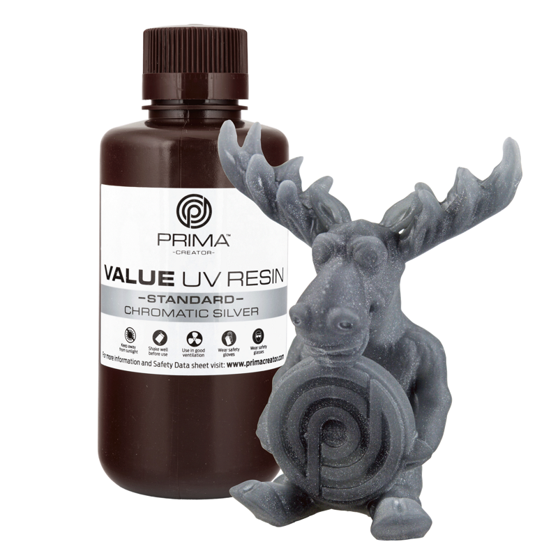 PrimaCreator Value UV / DLP - 500 ml - Chromatic silver