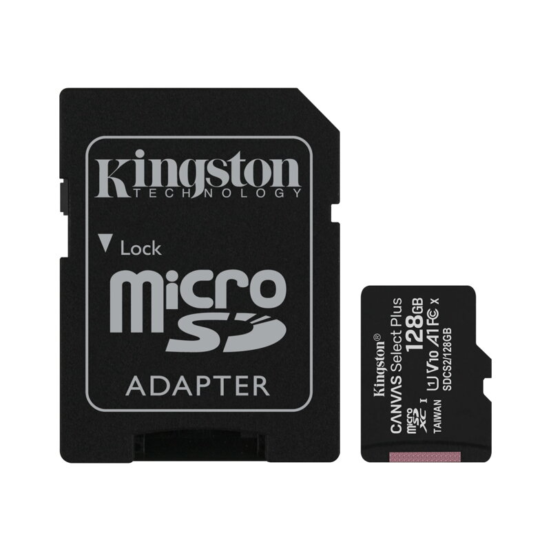 Kingston Canvas Select Plus microSD - 128 GB Kingston Canvas Select Plus microSD - 128 GB