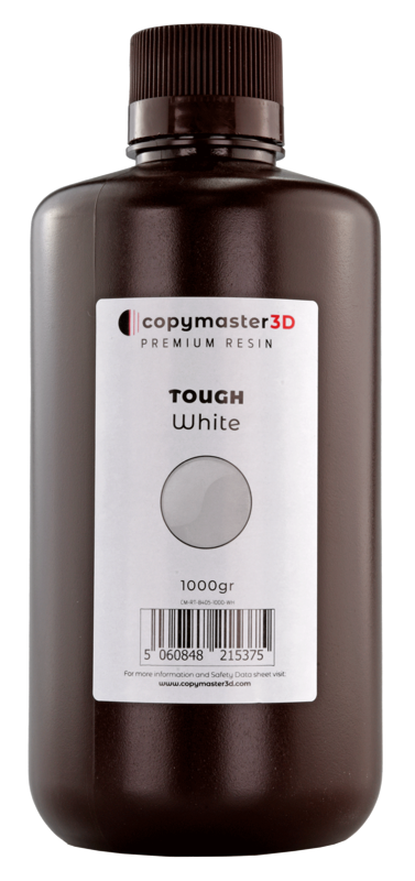 Copymaster3D Houževnatá UV pryskyřice jako ABS - 1 kg - Bílá
