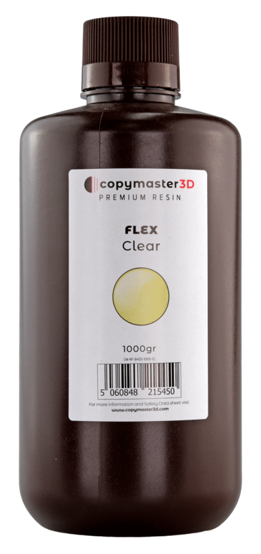Copymaster3D Flexibilní UV pryskyřice - 1 kg - Čirá