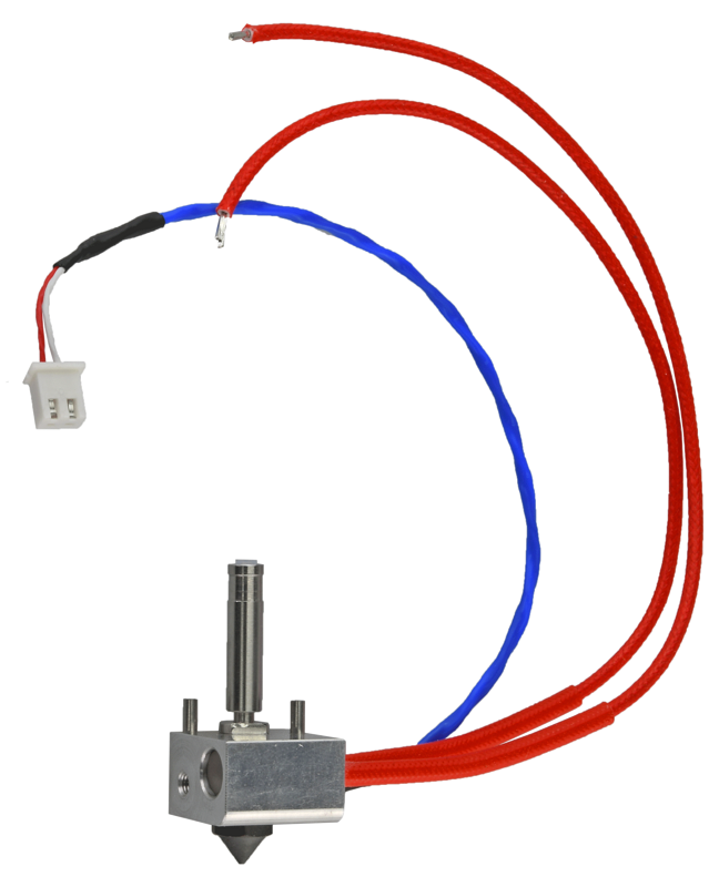 Flashforge Creator 3 Pro Left Hot-End Assembly - Hardened Steel - 0,4 mm Flashforge Creator 3 Pro Left Hot-End Assembly - Hardened Steel - 0,4 mm