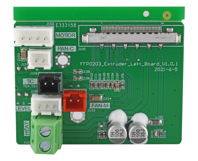 Flashforge Creator 3 Pro Levá extrudérová deska