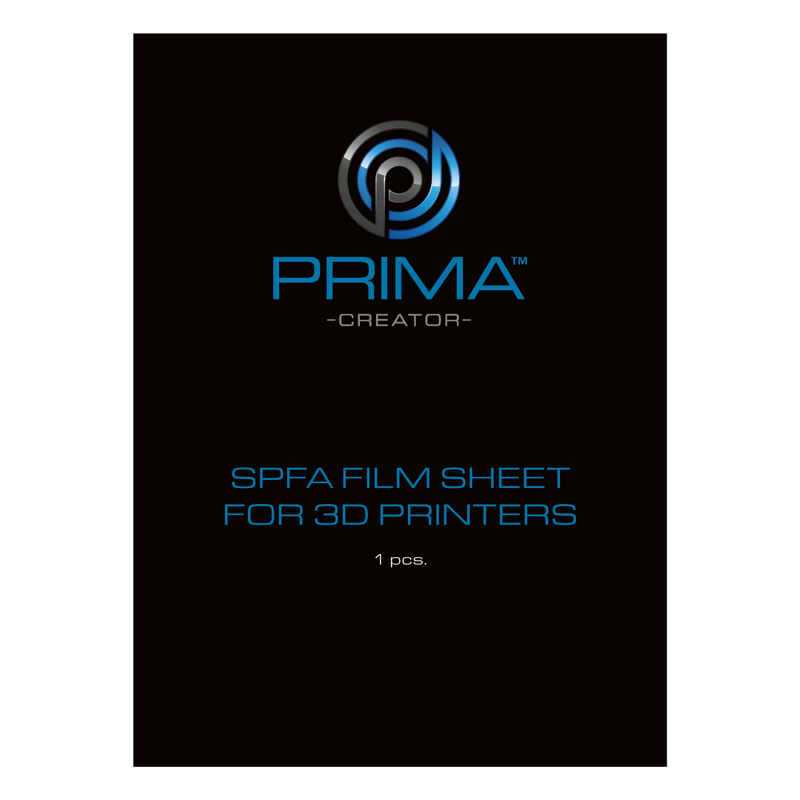 PrimaCreator SPFA Film Sheet for 3D Printers - 260 x 390 mm PrimaCreator SPFA Film Sheet for 3D Printers - 260 x 390 mm