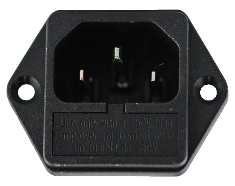 Filtered Power Inlet YB11B2-10A-Q - 10A - 250V