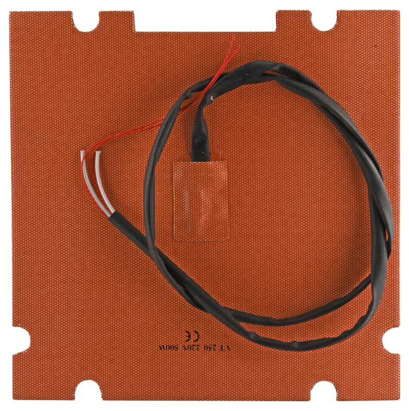 Arlon Silicone Rubber Heater w/ Thermistor - 250x250 mm