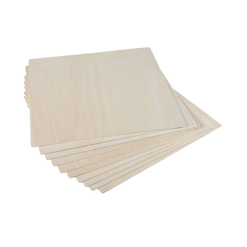 Creality Falcon Series Basswood Plywood Sheets 200 x 200 x 3mm - 10pcs Creality Falcon Series Basswood Plywood Sheets 200 x 200 x 3mm - 10pcs