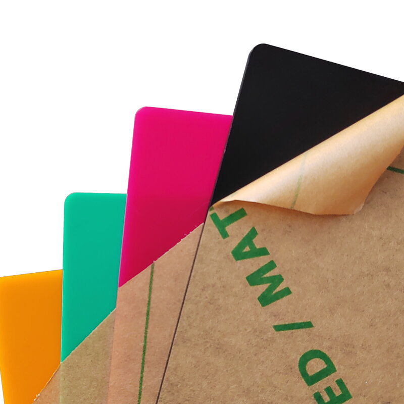 Creality Falcon Series Frosted Colorful Acrylic Sheets 300 x 300 x 3mm - 10pcs Creality Falcon Series Frosted Colorful Acrylic Sheets 300 x 300 x 3mm - 10pcs