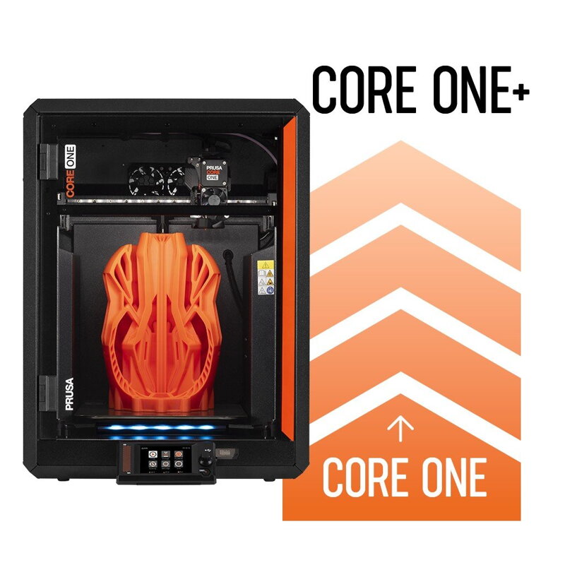 Upgrade Prusa CORE One na CORE One+