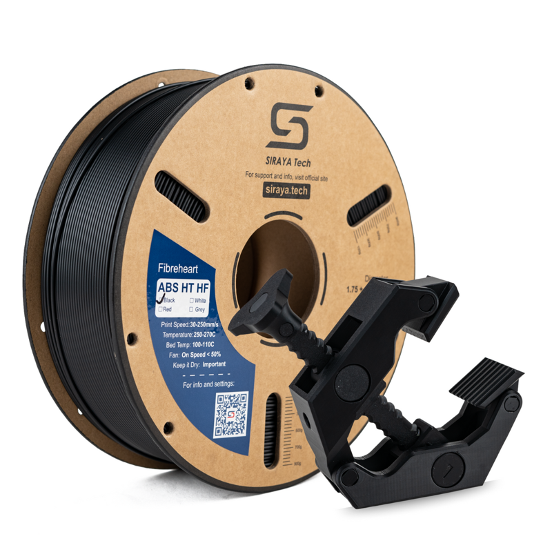 Siraya Tech Fibreheart ABS HT HF - černá - 1.75 mm - 1 kg